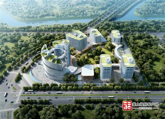 描述:博思人工智能产业园效果图。福建博思软件股份有限公司相关负责人表示,公司将不负众望,用实际行动积极参与e福州、福码、惠民资金网等智慧城市项目建设,助力福州打造数字城市运营样板。-作者:效果图-拍摄时间:2020-12-23.jpg