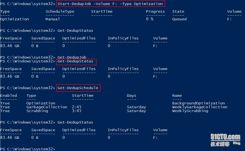 Windows 8.1 重复数据删除——规划部署（二)_Get-DedupVolume_06